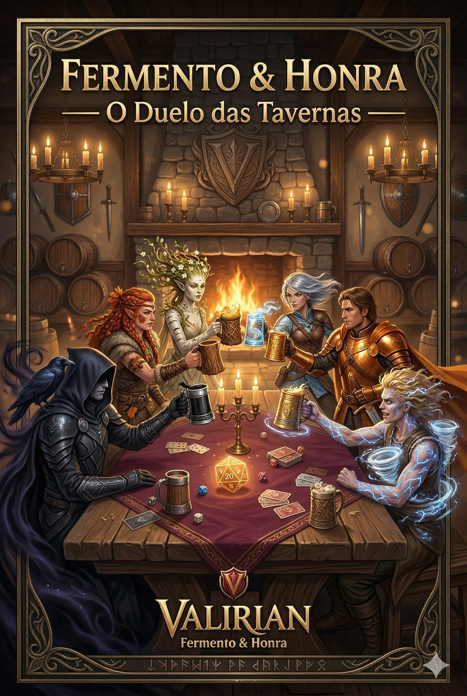 Fermento & Honra - capa épica